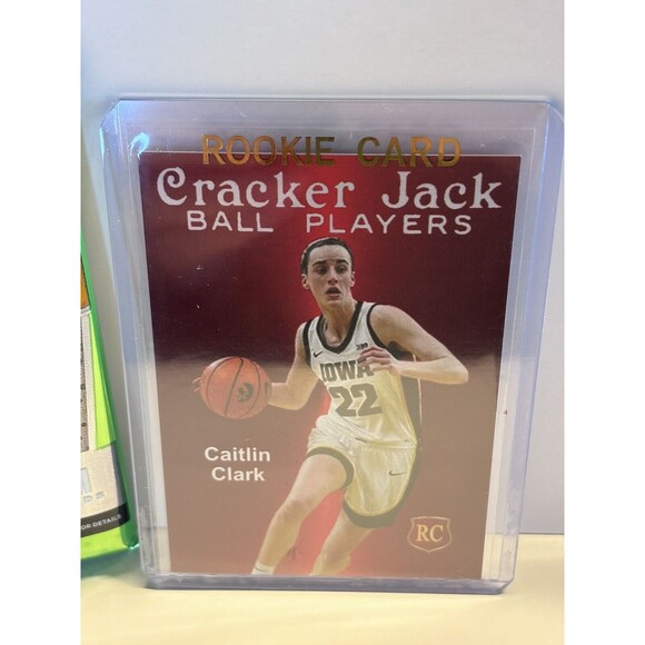 Caitlin Clark Rookie Card Cracker Jack Iowa Hawkeyes Indiana Fever & WNB… - Picture 3 of 4